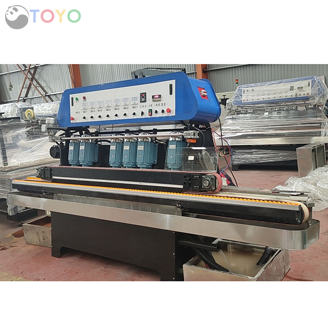 Glass Surface Grinding Edger Machine To Beveling Edge in Horizontal Type 