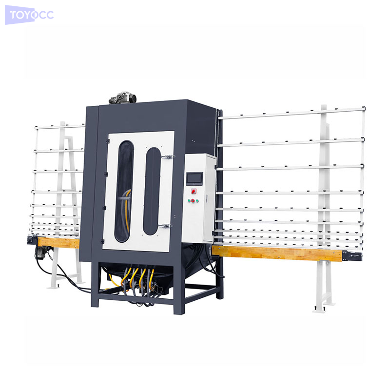 Automatic Sandblasting Machine For Glass Processing Plant